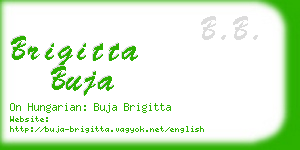 brigitta buja business card
